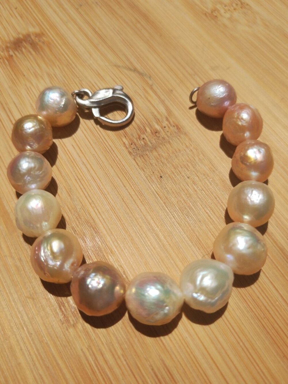 Honora Ming freshwater Pearl bracelet 925 Sterling Silver clasp